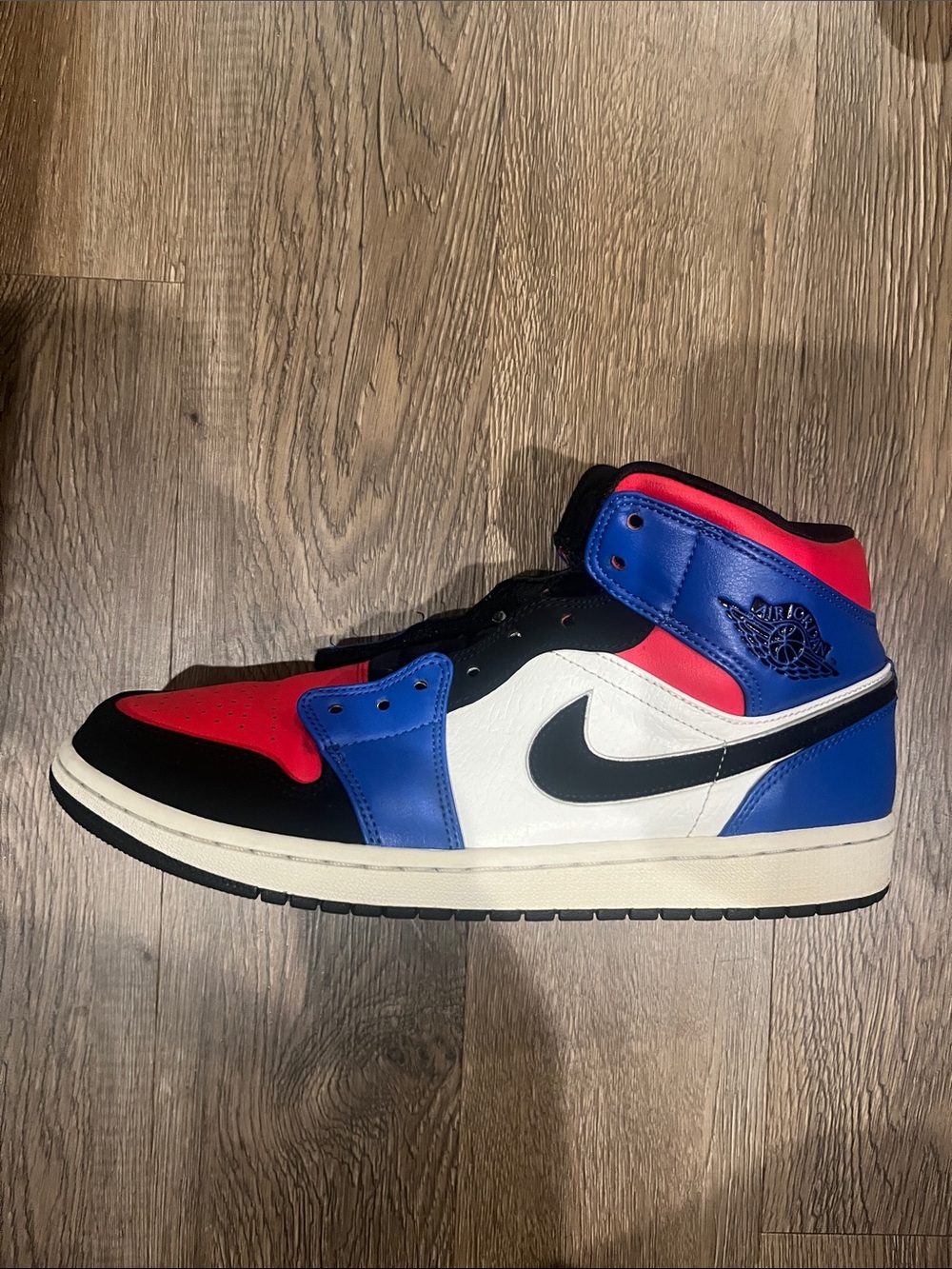 Nike Air Jordan 1 Mid - Red, Blue, Black, White